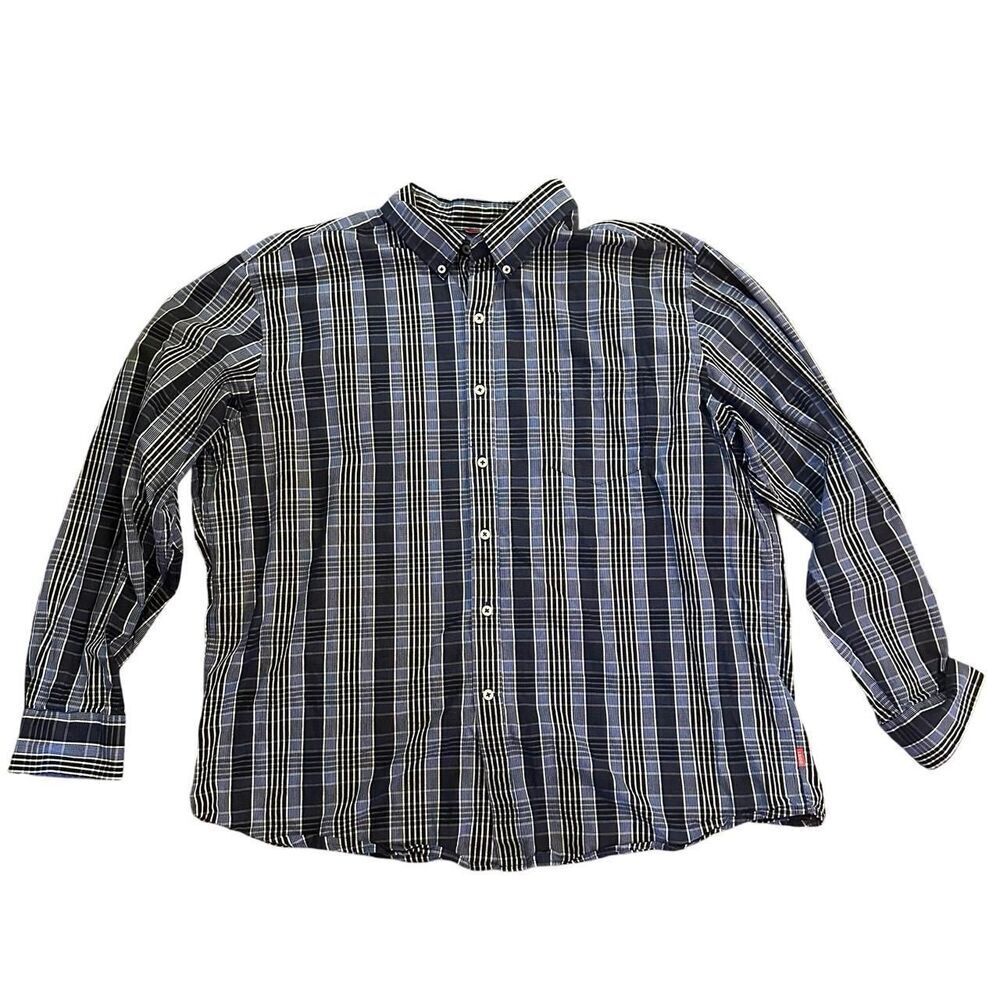 Izod Men's Slim Fit multi Button up Shirt